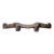 Early 20th Century Nyamwezi Wooden Headrest with Glass Bead Decoration Tanzania For Sale