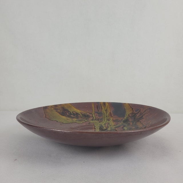 2000 - 2009 Deep Stoneware Dish by Jean Cacheleux for Puisaye, 2000s For Sale - Image 5 of 6