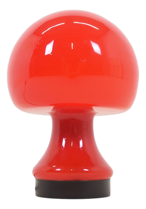 Vintage Glass Mushroom Table Lamp, 1960s
