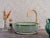 Moroccan Handmade Green Vessel Ceramic Sink for Bathroom For Sale - Image 4 of 5