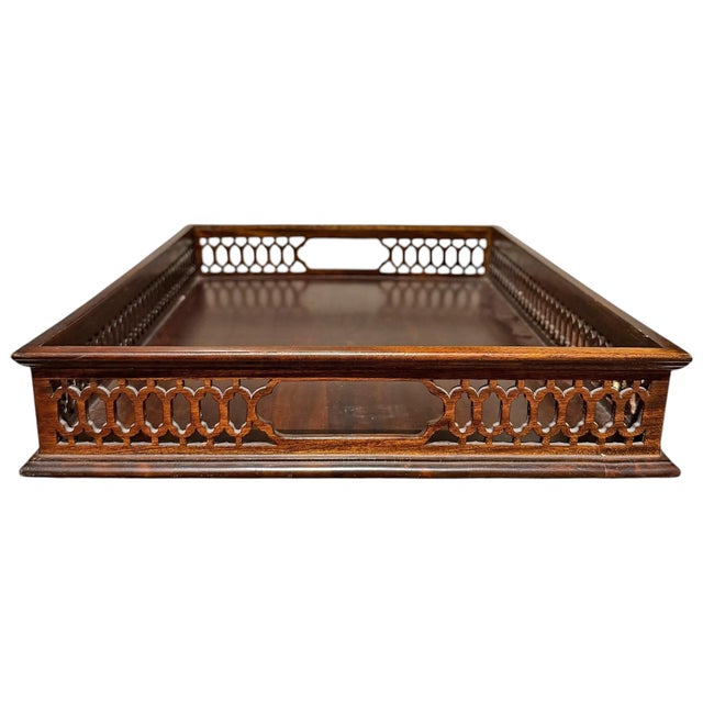 Late 20th Century Teakwood Tray For Sale - Image 5 of 13