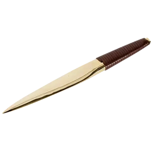 Carl Auböck Model #4233 Brass and Leather Paper Knife