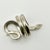 1990s Vintage Southwestern Boho Chic Figurative Sterling Silver Snake Ring - Size 6 For Sale - Image 11 of 12