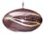 Orbit Pendant Light from the Vista Swirl Collection in Amethyst For Sale