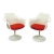 Authentic Eero Saarinen for Knoll Tulip Dining Arm Chairs 1956 Mid Century Modern For Sale