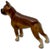 Very Rare & Hard 2 Find Vintage 1930s Hubley Mfg. Co. Cast Iron Standing Boxer Dog Doorstop in Excellent Condition For Sale - Image 9 of 18