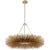 Strada Ring Chandelier in Gild Designer: Kelly Wearstler Canopy: 5.5" Round Mounting: Chain Shade Detail: No Option...