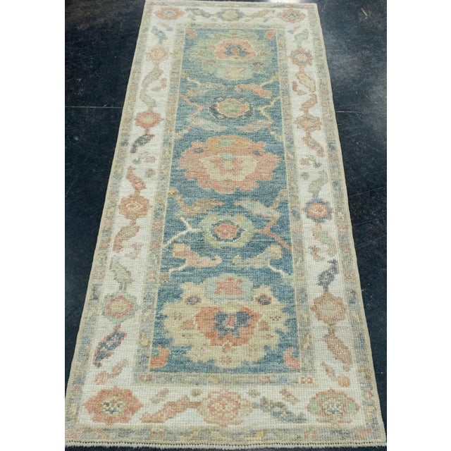 Turkish Oushak Runner Rug 2'4" x 5'8" #17449 Explore a curated collection of hallway runners, wool rugs, and handmade...