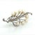 Metal 1990s Mikimoto Estate Akoya Pearl Brooch Pin Sterling Silver For Sale - Image 7 of 11