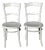 White Chairs, 1930s, Set of 2 For Sale