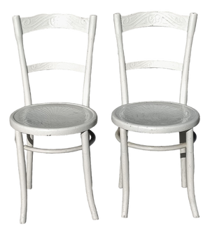 White Chairs, 1930s, Set of 2