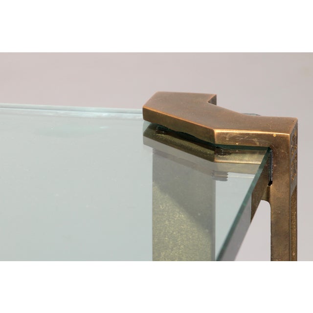 Mid-Century Modern Model T24 Coffee Table in Glass by Peter Ghyczy, 1970s For Sale - Image 3 of 10