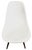 Modern Walnut & Molded Plastic Eames for Herman Miller White Shell Chair For Sale - Image 9 of 18
