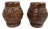 Antique Hand Carved Wooden Hollow Drum-Shaped Chinese Garden Stools—A Pair For Sale