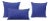 Violet Outdoor Throw Pillows - Set of 3 For Sale