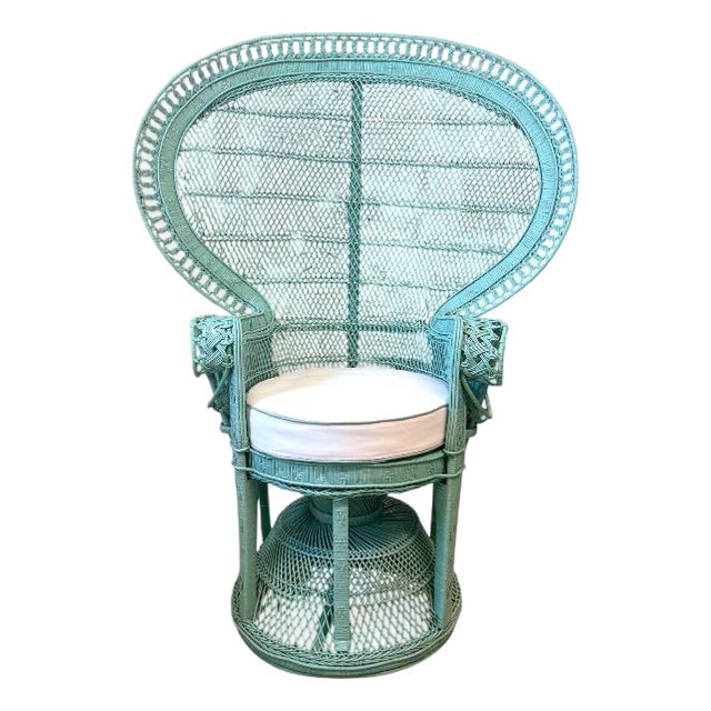 Rattan Peacock Chair For Sale