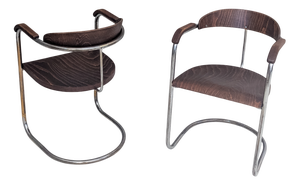 SS 33 Cantilever Armchairs by Hans & Wassili Luckhardt for Hynek Gottwald, 1930s, Set of 2