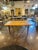 Tan Danish Mid Century Oak Dining Table For Sale - Image 8 of 12