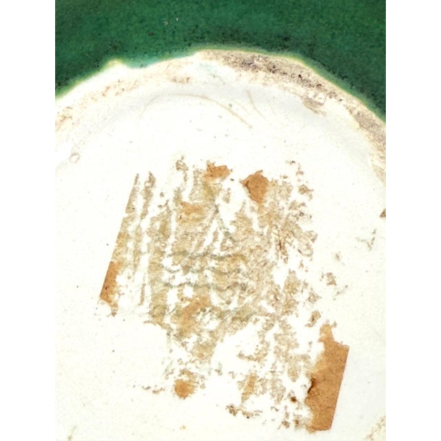 Art Deco Green Ceramic Bowl / Vide Poche, Angelo Biancini, Società Ceramica Italiana, Laveno Italy 1930s For Sale - Image 11 of 12