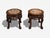 Chinese Chinese Export, Low Occasional Tables, Hardwood, Marble, China, 19th C. For Sale - Image 3 of 11