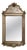 Venetian Murano Glass Wall Mirror with Floral Engraving and Amber Details, 1950 For Sale