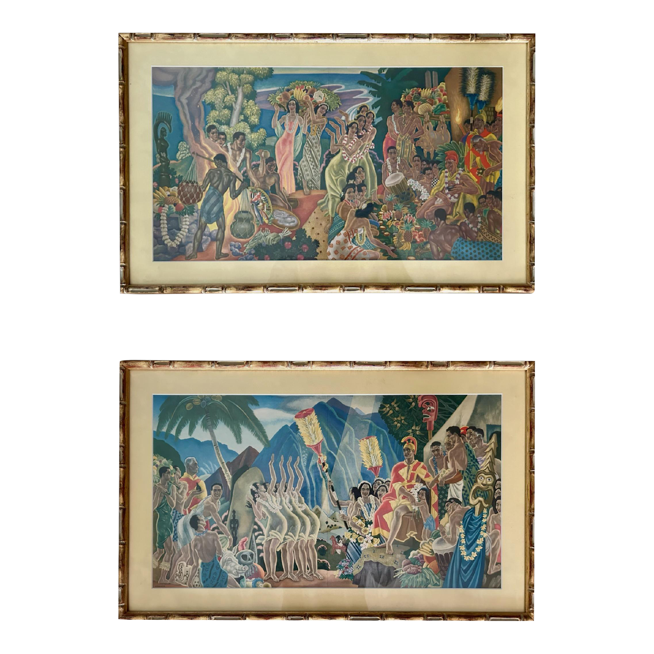 マトソンライン メニュー サヴェージュ ハワイ ヴィンテージ Menu 2 1940s-pair-of-matson-lines-