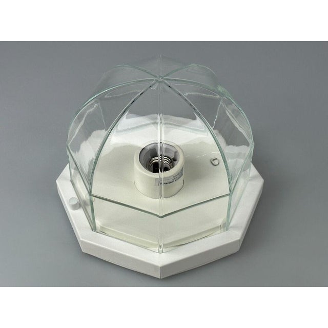 Metal Ceiling Lamp in from Glashütte Limburg, Germany, 1970s For Sale - Image 7 of 18