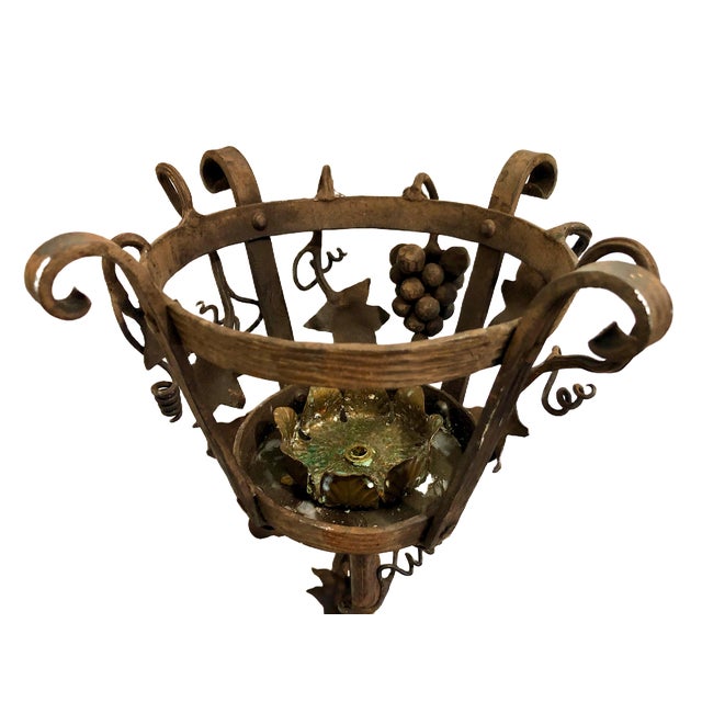 Pair of Italian Grape Cluster Wrought Iron Candle Sconces For Sale In San Francisco - Image 6 of 12