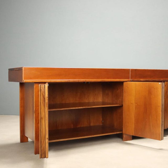 Wood Country Sideboard by Vittorio Introini For Sale - Image 7 of 13
