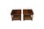 Brown Mid 20th Century Attribtued to Jack Cartwright for Founders Book-Matched Walnut & Cane Side Tables For Sale - Image 8 of 13
