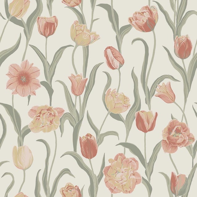 Borastapeter Sample - Boråstapeter La Belle Epoque Wallcovering In Rose For Sale - Image 4 of 4