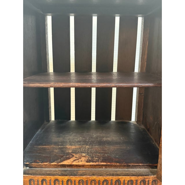 Waring & Gillow of Lancaster Jacobean Revival Nightstand, Antique For Sale - Image 10 of 12