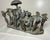 Antique 19th Century Ashanti King From Ghana Detailed Figural Bronze Statue For Sale - Image 10 of 16