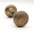 Art Deco Vintage Art Deco Brass Passage Door Knob Set For Sale - Image 3 of 7