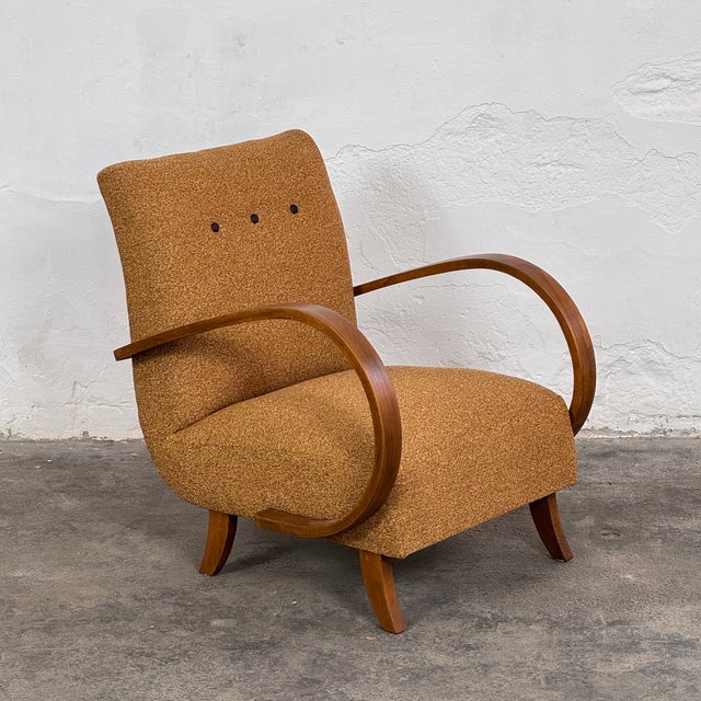 Art Deco H-410 Chairs by Jindřich Halabala for Up Závody, 1930, Set of 2 For Sale - Image 10 of 16