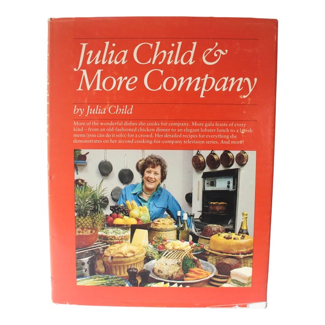 1981 Julia Child & More Company Hardcover Cookbook For Sale
