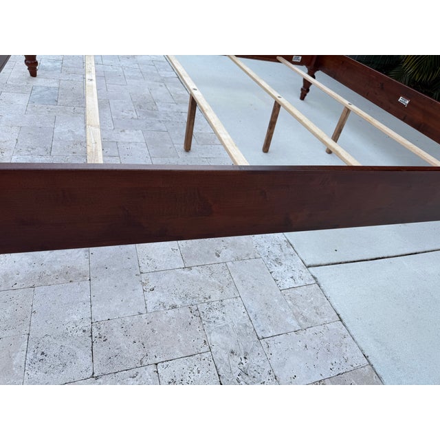 Ethan Allen British Classic Collection King Size Poster Bed For Sale - Image 9 of 10