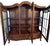 Chippendale Vintage Chippendale Style 3-Door Mahogany China Cabinet W/ 3 Drawers & Key For Sale - Image 3 of 11