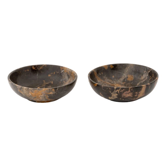 Marble Centerpiece Bowls, Pair For Sale