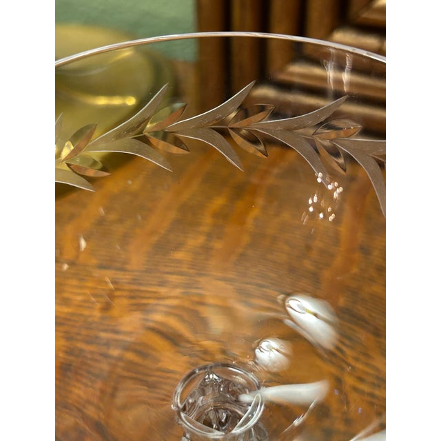 Mid 20th Century Fostoria “Holly Clear” Coupes or Low Sherbets - A Set of 4 For Sale In New Orleans - Image 6 of 6