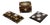 Antique Coromandel Ormolu Jasperware Desk Set from Edwards & Jones, 1800s, Set of 3 For Sale