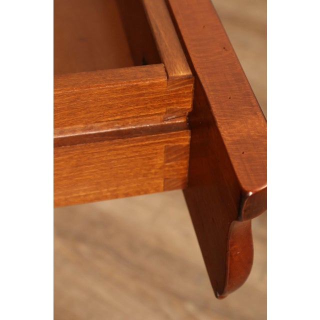 French Louis Philippe Style Cherry Nightstand For Sale - Image 10 of 18