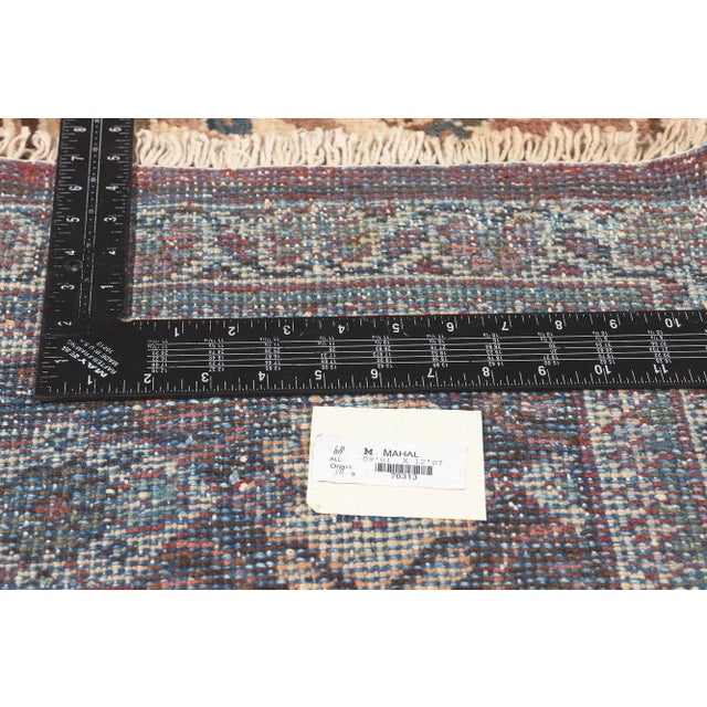 Vintage Persian Mahal Rug - 09'01 x 12'07 For Sale In Dallas - Image 6 of 9