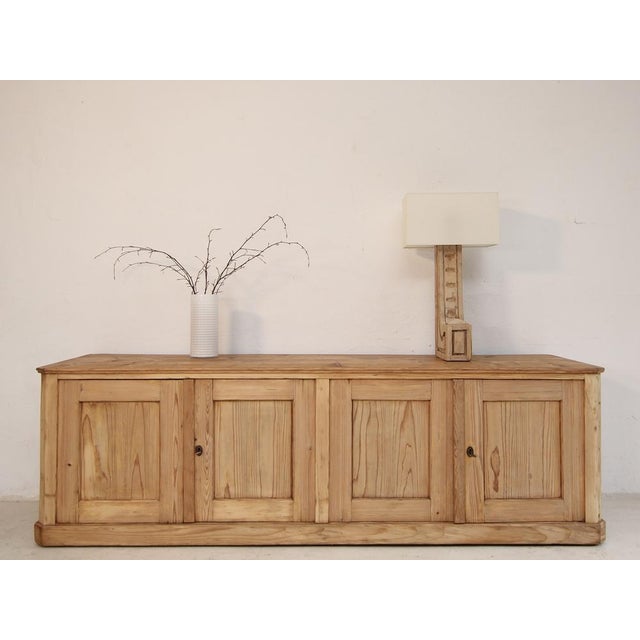 Wood Antique Softwood Sideboard, 1890s For Sale - Image 7 of 18