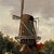 Wood Antique Original Oil Painting, Framed signed by artist, P.J. Arent For Sale - Image 7 of 9