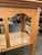 Beige 1960s Vintage Arched White Oak Refectory Console Table With One Shelf For Sale - Image 8 of 12