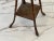 Victorian Late 19th Century Rustic Victorian Bamboo Side End Accent Table With Shelf Signed Jd For Sale - Image 3 of 12