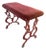 Antique Cast Iron Vanity Bench For Sale