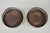 Metal Vintage English Victorian Wood & Silver Plated Bar Wine Bottle Coaster - A Pair For Sale - Image 7 of 11
