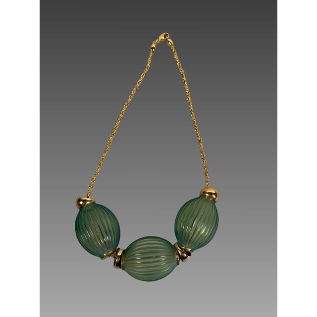 Glass Vintage Nerita Necklace from Lalique, 1995 For Sale - Image 7 of 7